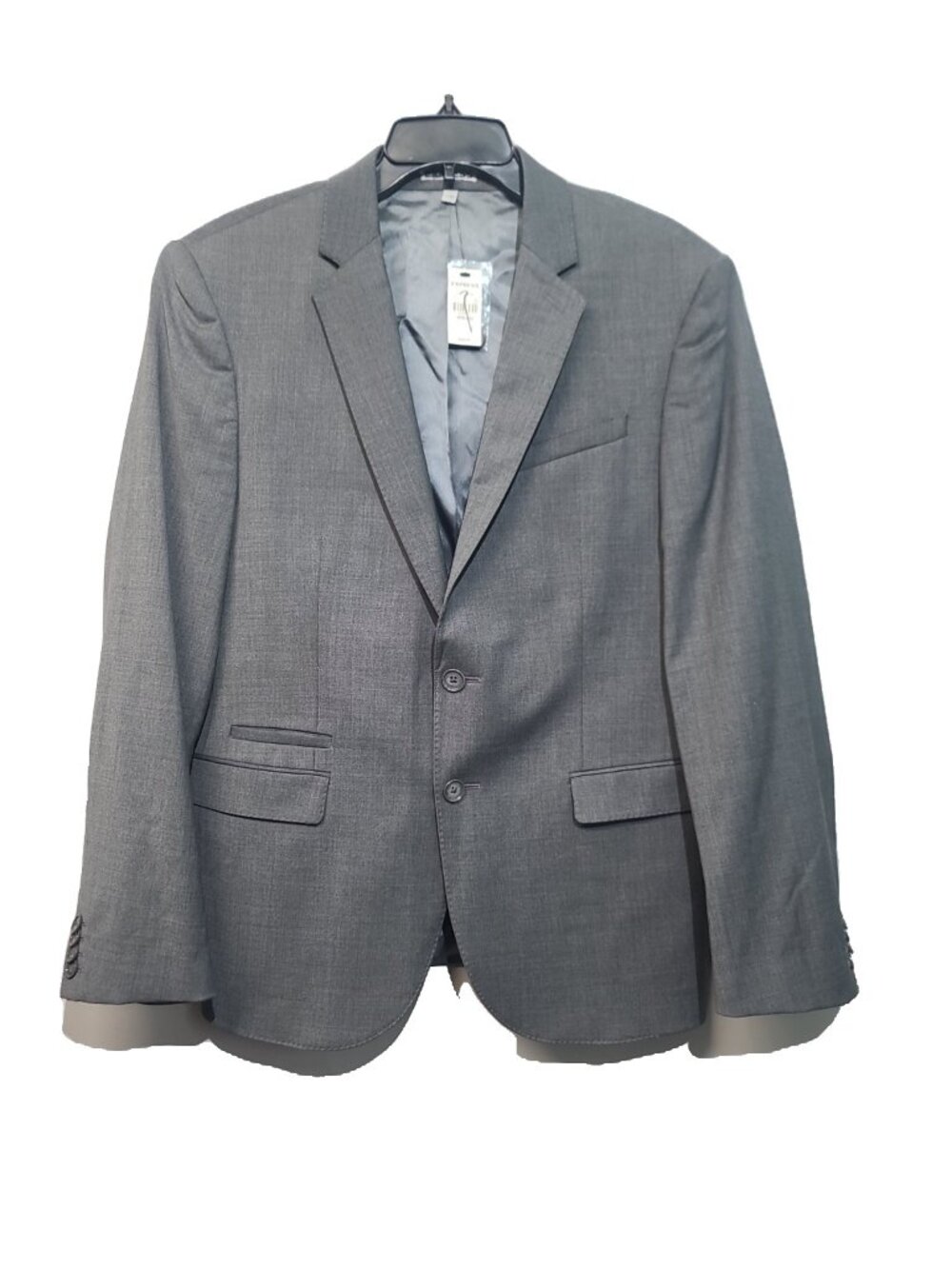 Express Photographer Blazer Size 40 Short Gray NWT Slim Fit